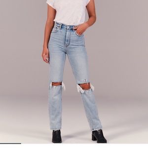 Abercrombie ‘90s Ultra High Rise Straight Jeans